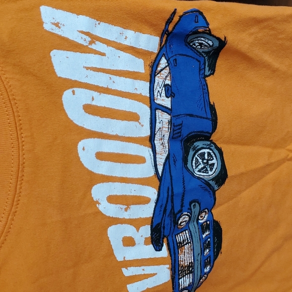 Orange and Blue Car Shirt - Picture 2 of 4
